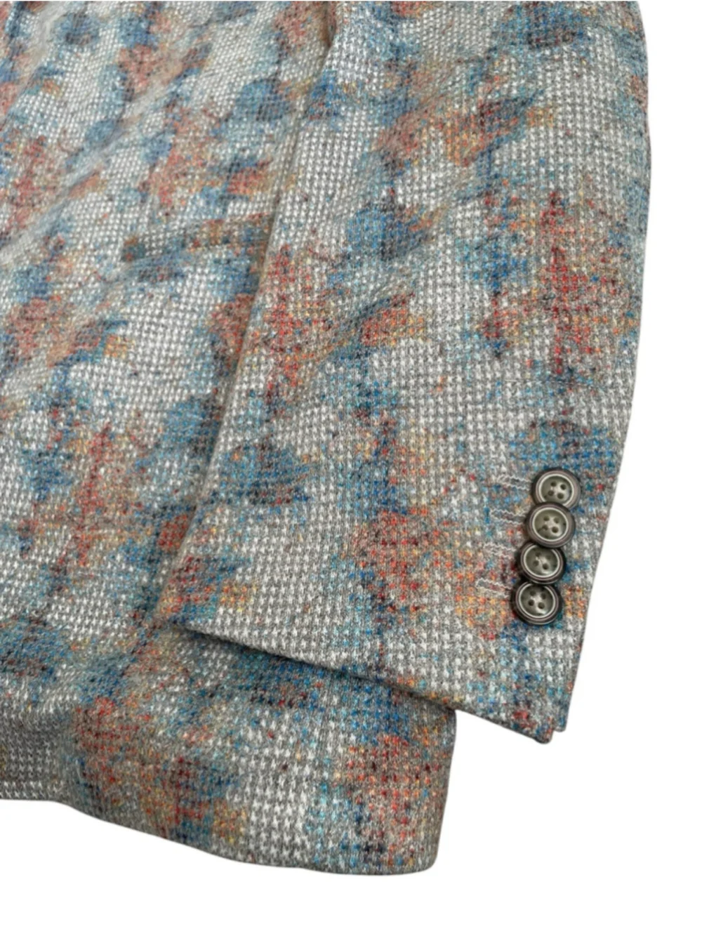 Robert Graham Sport Coat Blazer Men's 46R Tailored Unstructured AOP